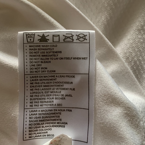 Nike Court Dri-Fit Racerback Tank Top - White with Blue trim, mesh inserts - Picture 11 of 11